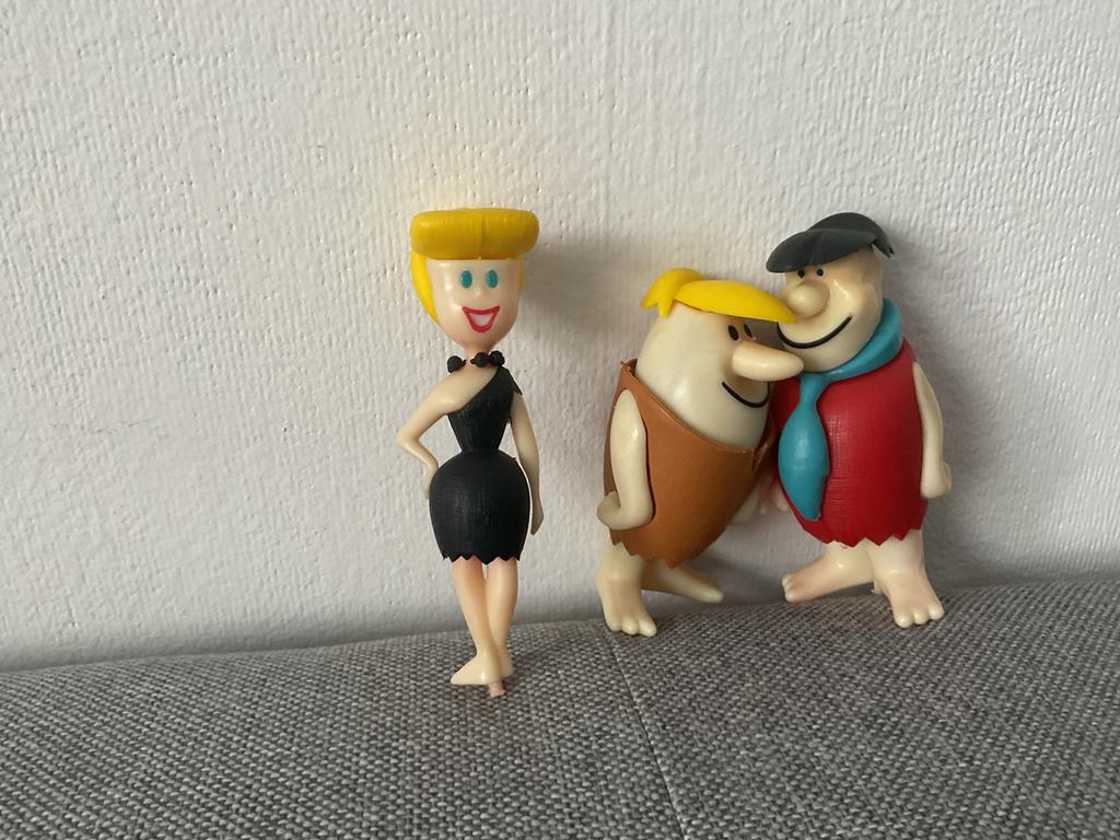 De Flintstones Figuren Set - Fred, Wilma & Barney, Ophalen of Verzenden