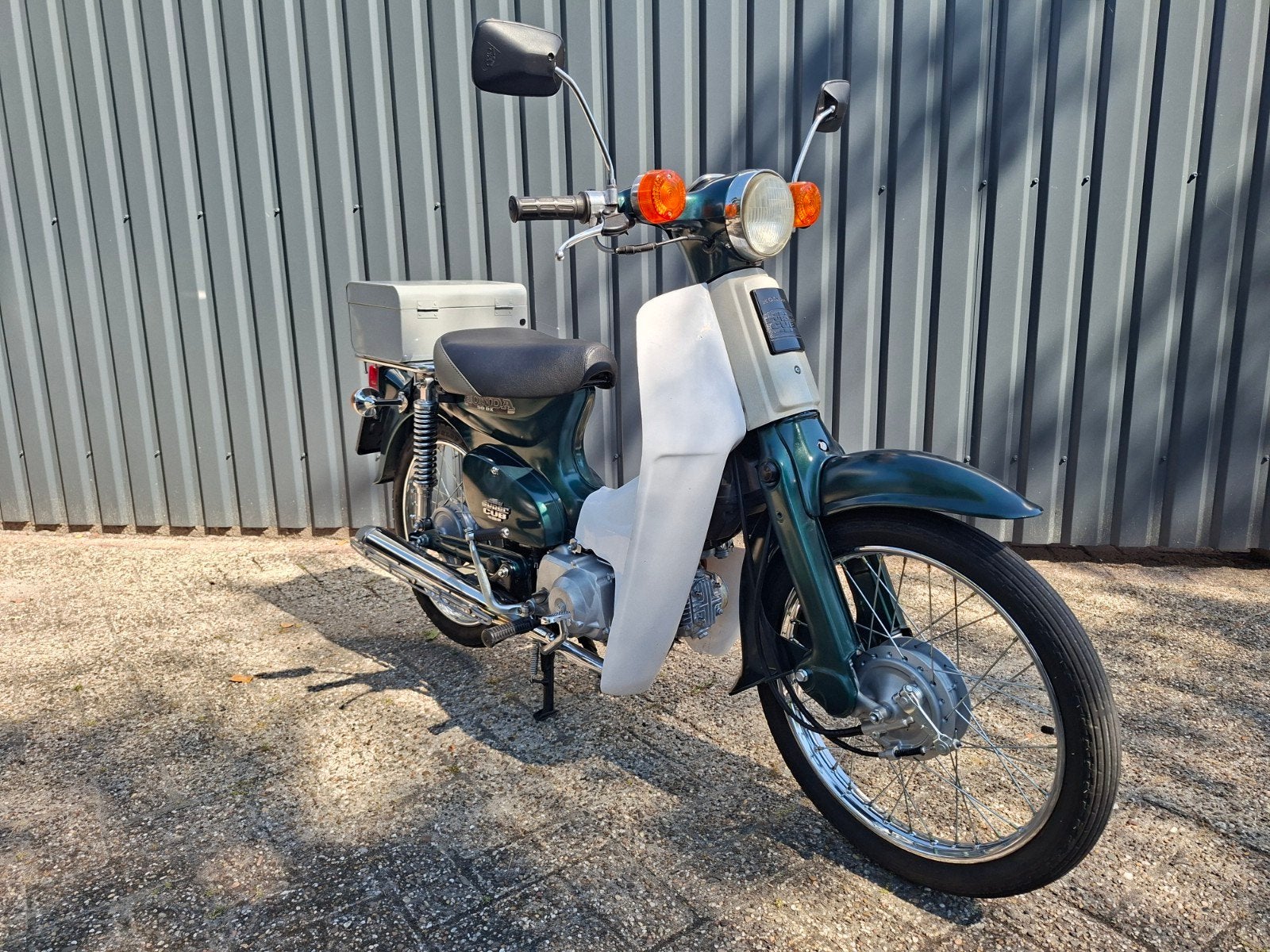 Honda Super Cub C50DX - Groen/Wit - Goed onderhouden, Ophalen, Maximaal 45 km/u