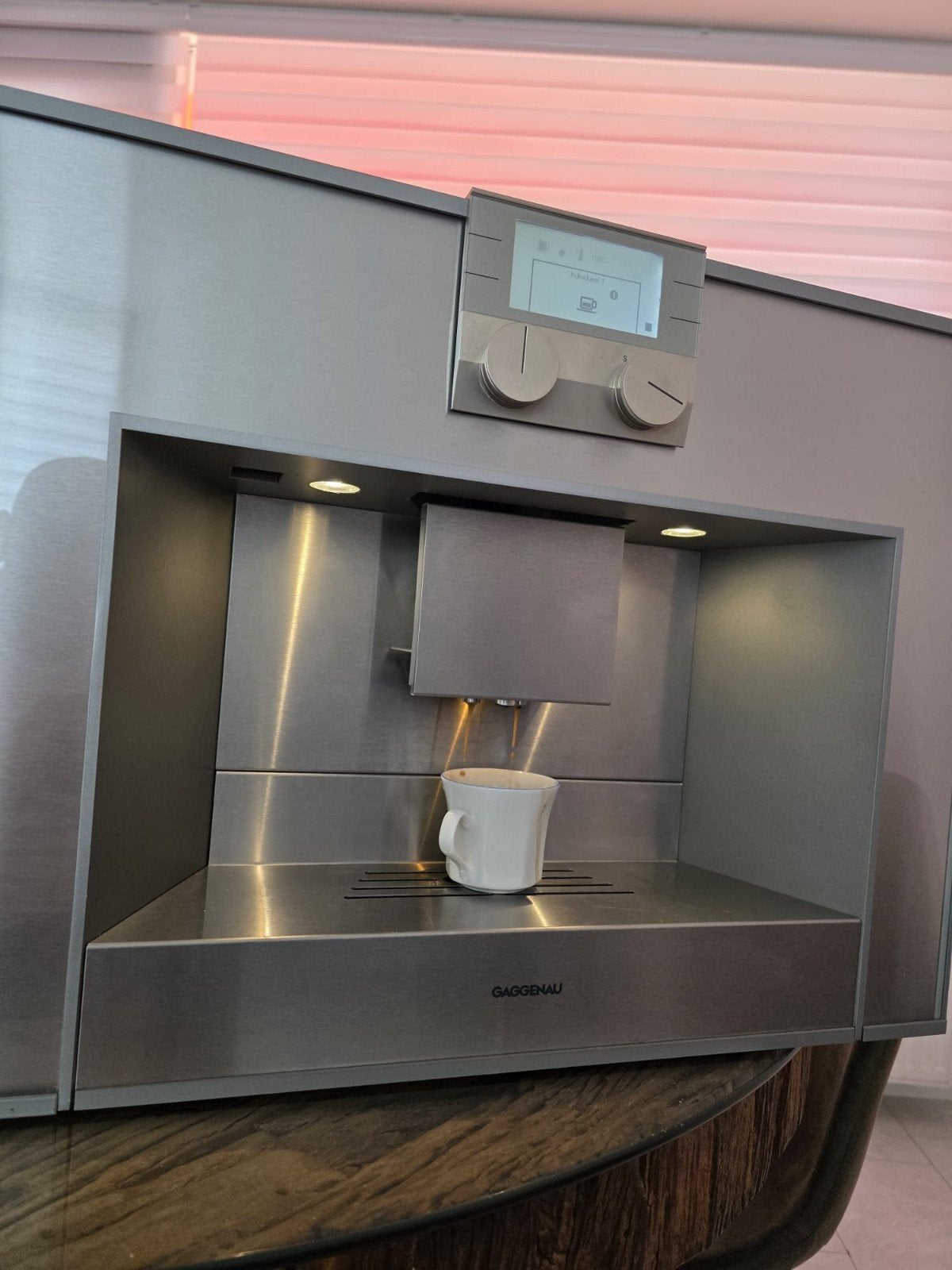 Te koop inbouw koffiemachine Gaggenau, Ophalen, Zo goed als nieuw, Koffiemachine