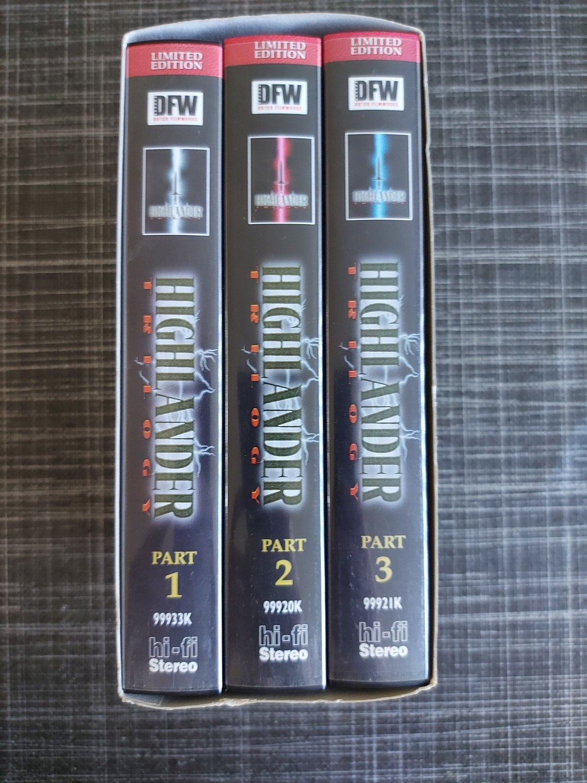 Highlander Trilogy Limited Edition VHS Boxset, Cd's en Dvd's, Boxset, Engels, Vanaf 16 jaar, Science Fiction en Fantasy