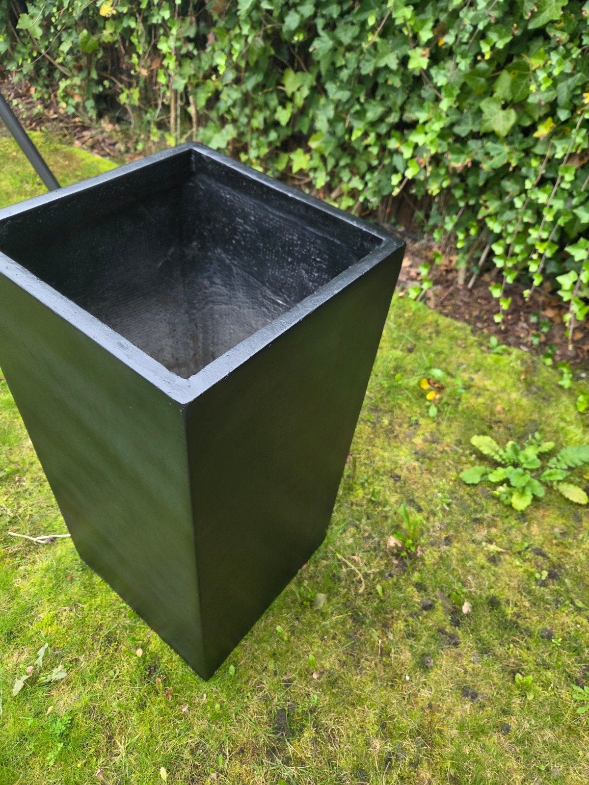 Planten bak Tuin groot formaat xxl mat zwart steen, Ophalen of Verzenden
