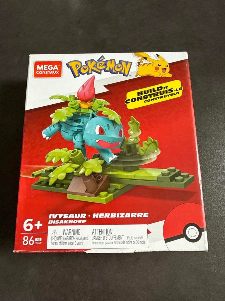MEGA Construx Pokémon Ivysaur Bouwset, Kinderen en Baby's, Speelgoed | Bouwstenen, Ophalen of Verzenden, Zo goed als nieuw, Megabloks