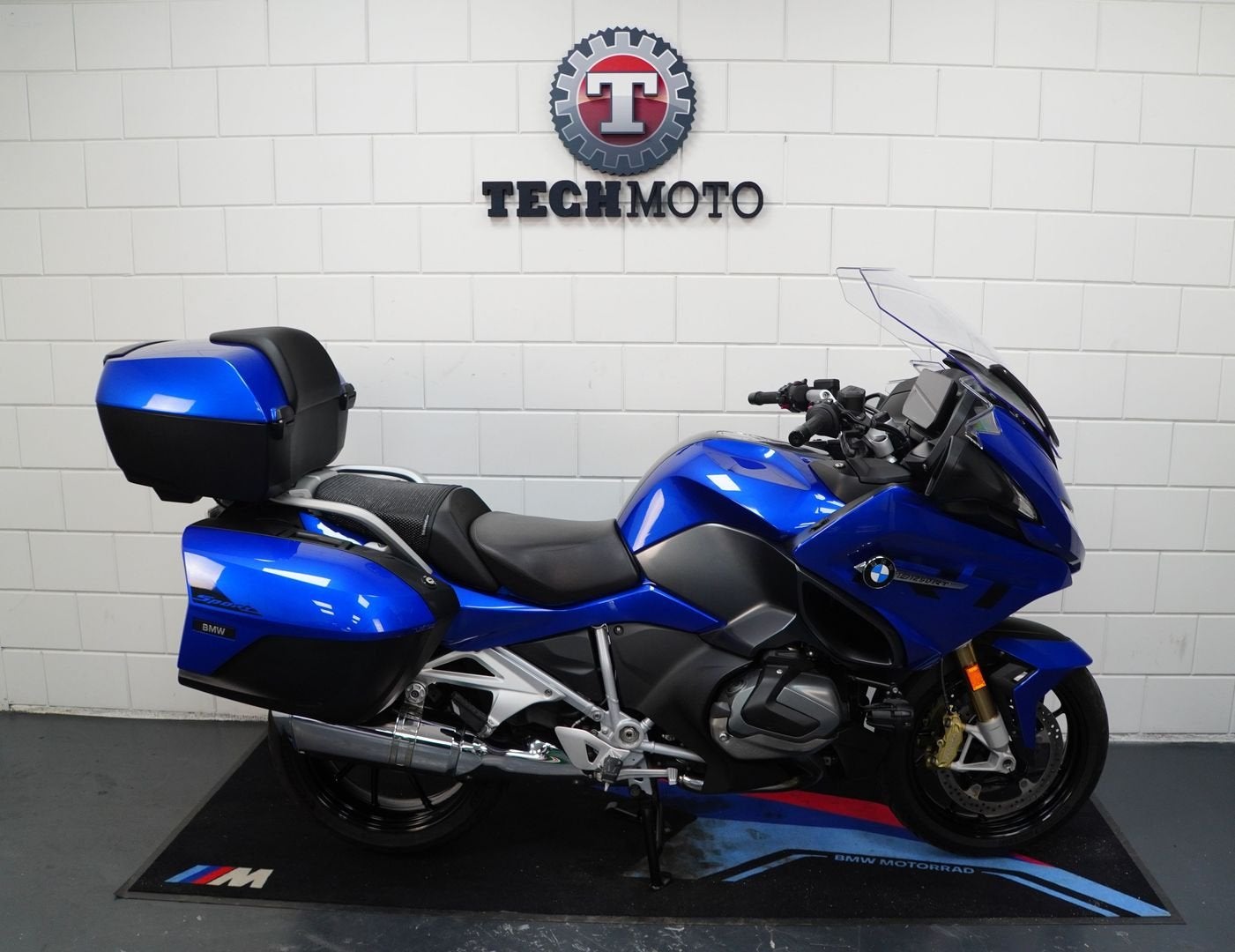 BMW R 1250 RT R1250RT 2024 Racing blue Verstralers Topkoffer, 2 cilinders, 1254 cc, Bedrijf, Onbekend
