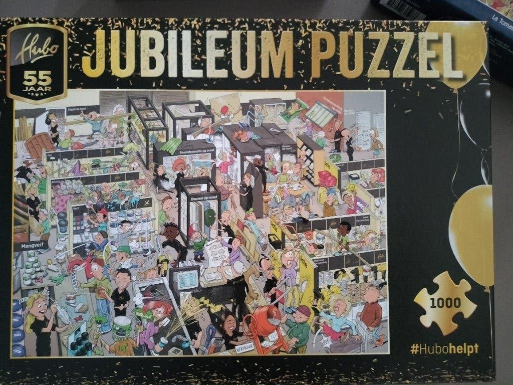 Haasteren puzzel Hubo, Ophalen, 500 t/m 1500 stukjes, Zo goed als nieuw, Legpuzzel