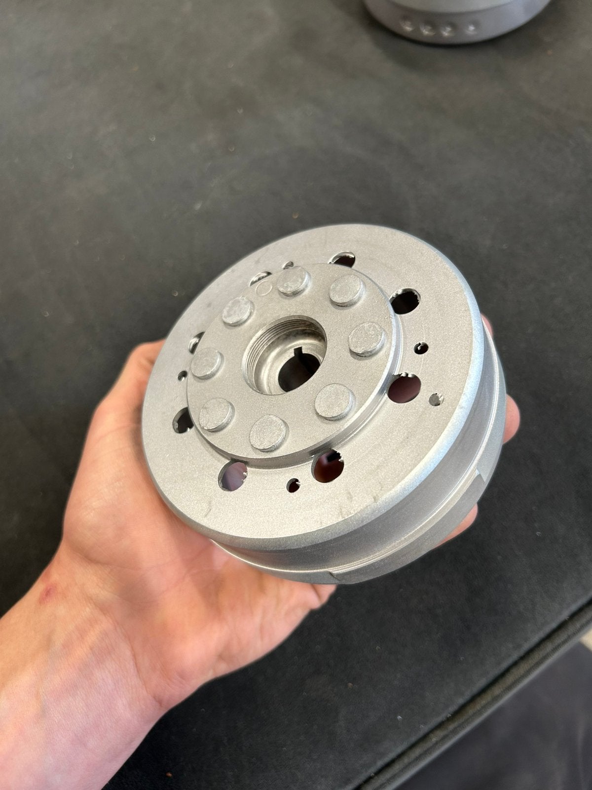 1. Afgedraaid LC vliegwiel piaggio 125-180, Motoren, Tuning en Styling, Ophalen of Verzenden