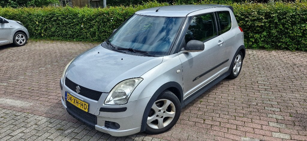 Suzuki Swift 1.5 3D 2007 Grijs, Auto's, Suzuki, Particulier, Swift, ABS, Airbags, Airconditioning, Alarm, Android Auto, Apple Carplay