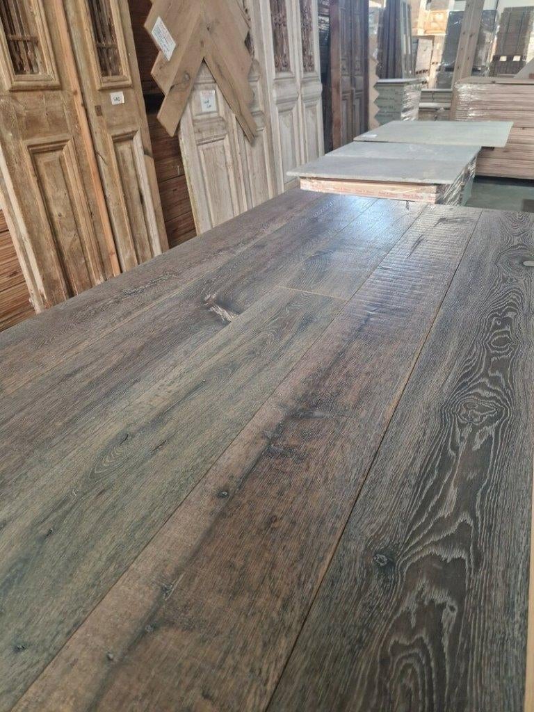 Eiken Vintage vloer antiqued, gerookt, geborsteld en geolied, Ophalen of Verzenden, Nieuw, 75 m² of meer, Parket