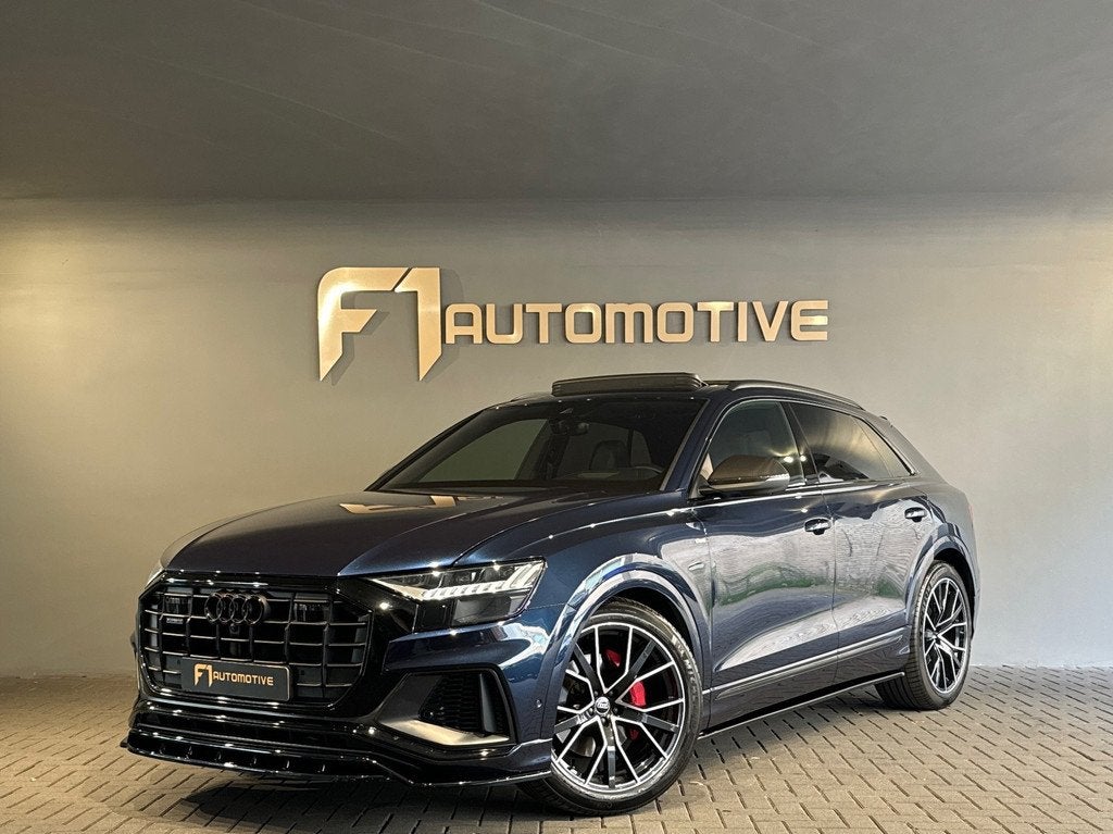Audi Q8 55 TFSI quattro S Line Pano|RS Seat|HuD|B&O|360c 3D, Auto's, Audi, Automaat, Gebruikt, 2995 cc, 340 pk