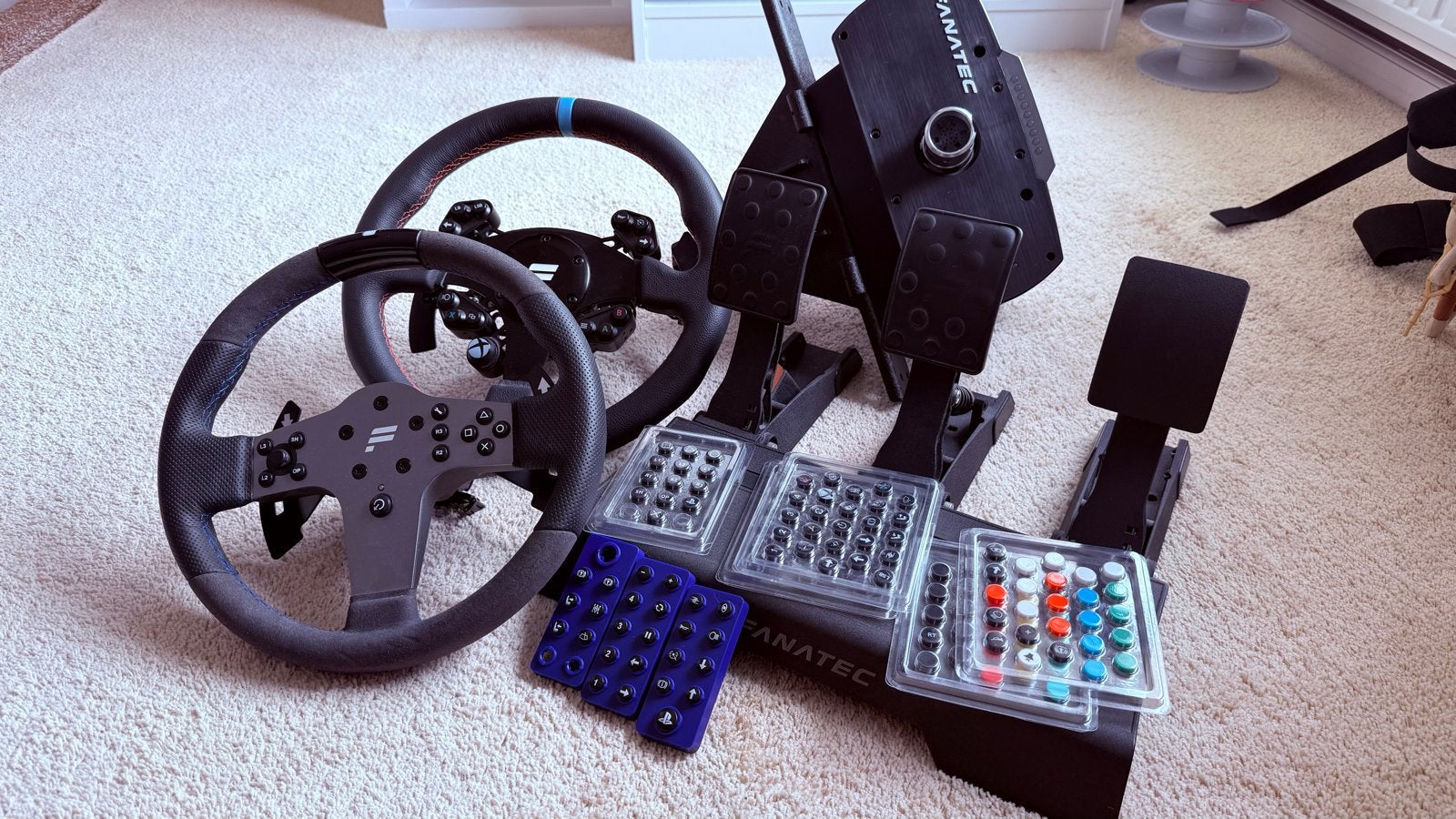 Fanatec CSL Elite Racing Wheel & Pedalen, Spelcomputers en Games, Ophalen, Racestuur, Force feedback, Zo goed als nieuw