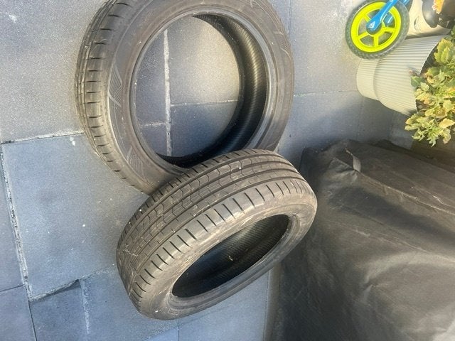 Banden Vredestein 225/55 R18 98V, Ophalen, 18 inch, Gebruikt, Band(en)