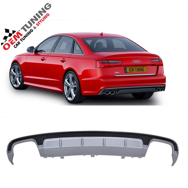 Diffuser A6 4G C7 FL S‑Style S‑Line 14‑18 Sedan/Avant, Auto diversen, Tuning en Styling, Ophalen of Verzenden