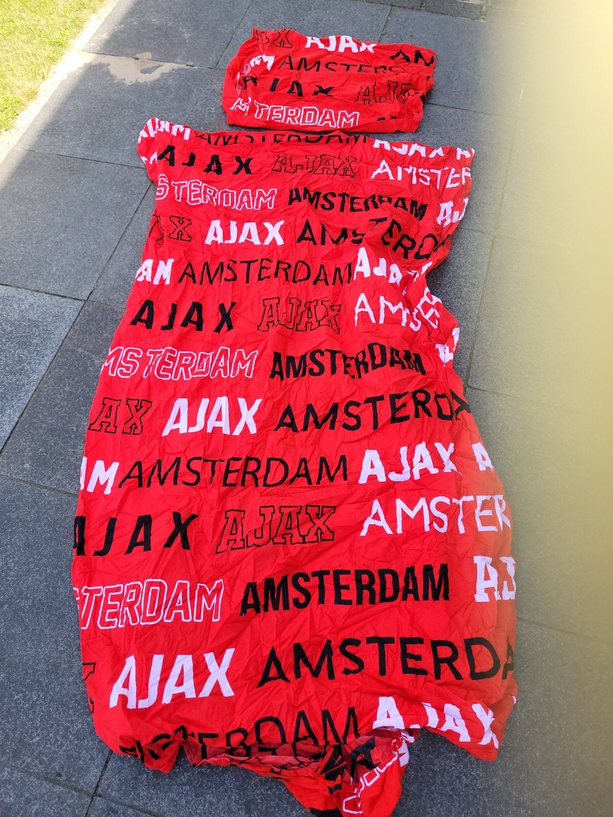 Ajax dekbedovertrek en kussensloop, Ophalen of Verzenden, Zo goed als nieuw, Ajax