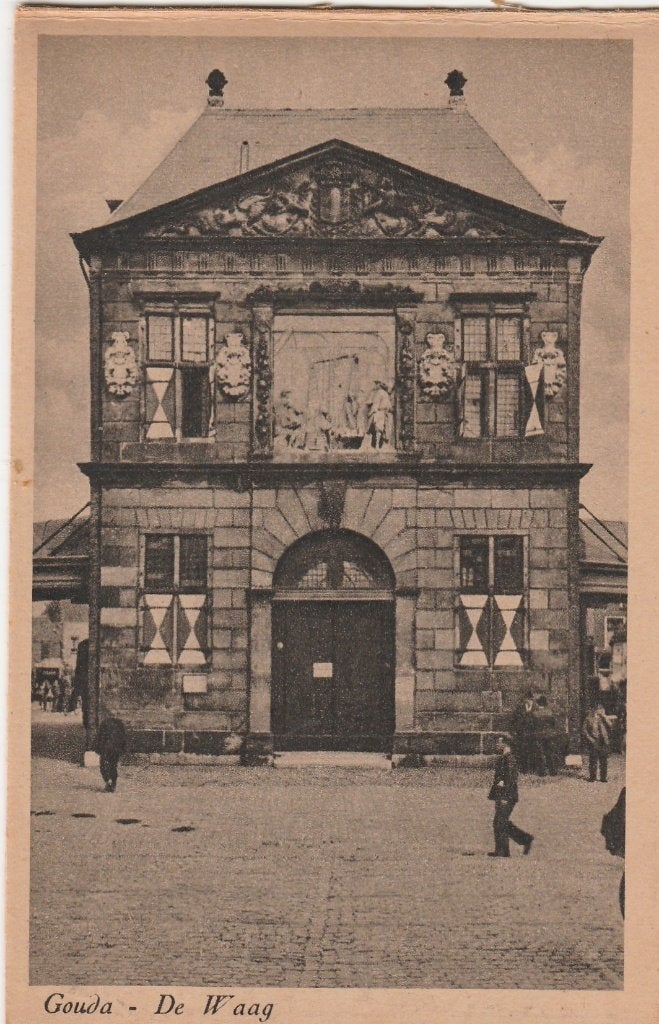 gouda- de waag, Ophalen of Verzenden, Voor 1920, Zuid-Holland