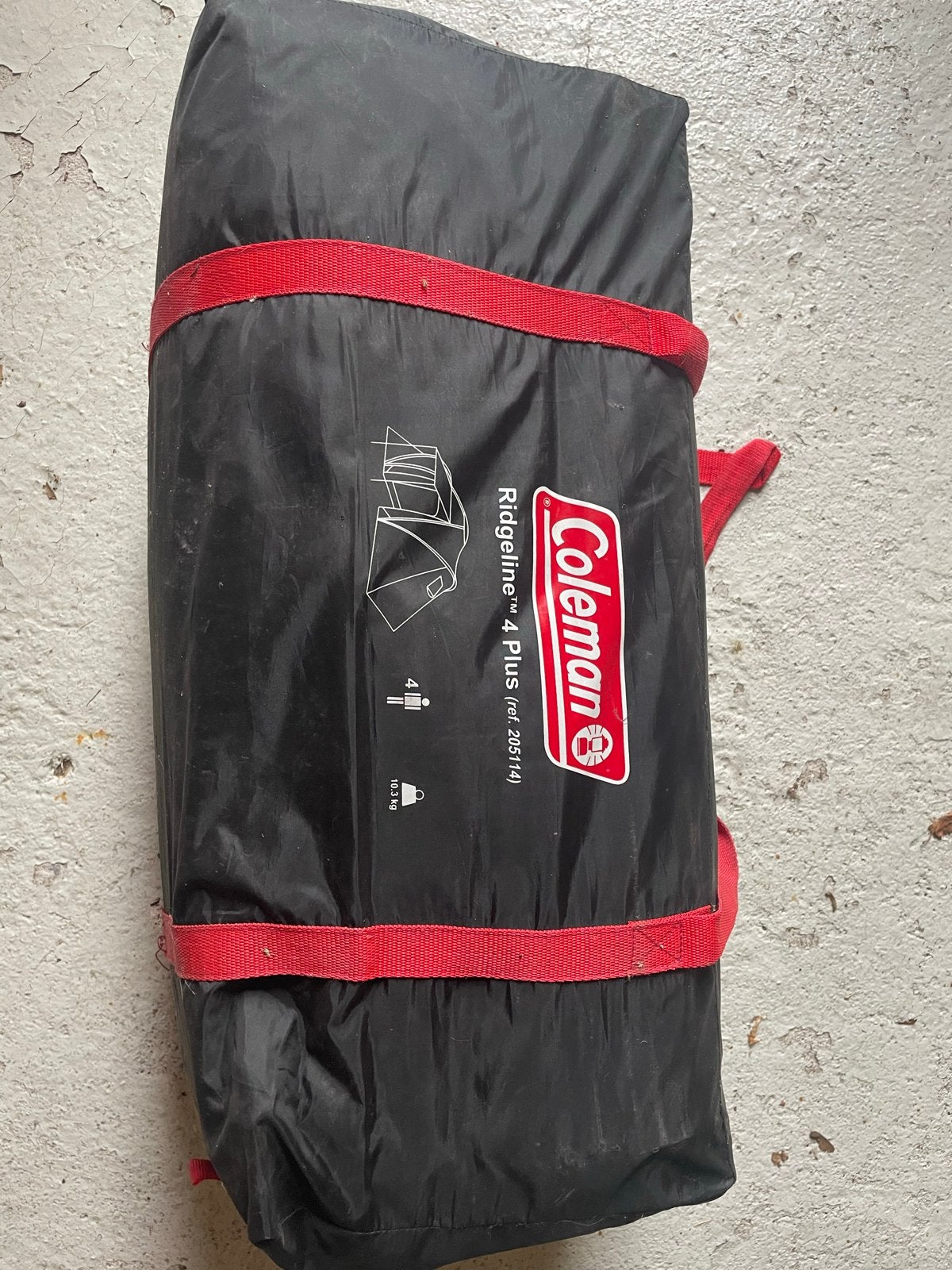 Coleman Ridgeline 4 Plus 4-persoons tent - 2 jaar gebruikt, Ophalen, Gebruikt, Tot en met 4