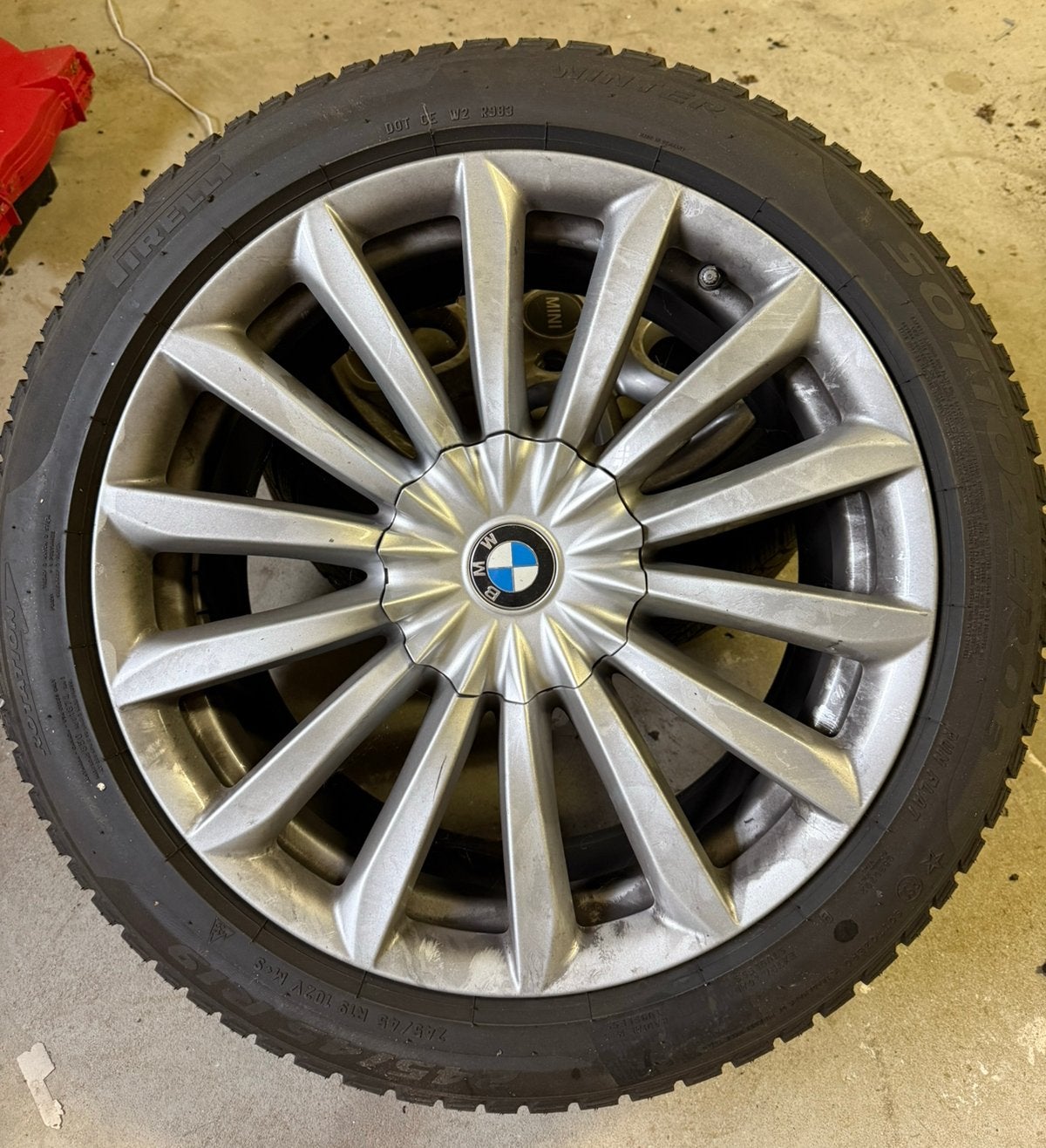 BMW G11/G12 Velgen Styling 620 met Winterbanden en TPMS, 19 inch, Banden en Velgen, Personenwagen, Gebruikt