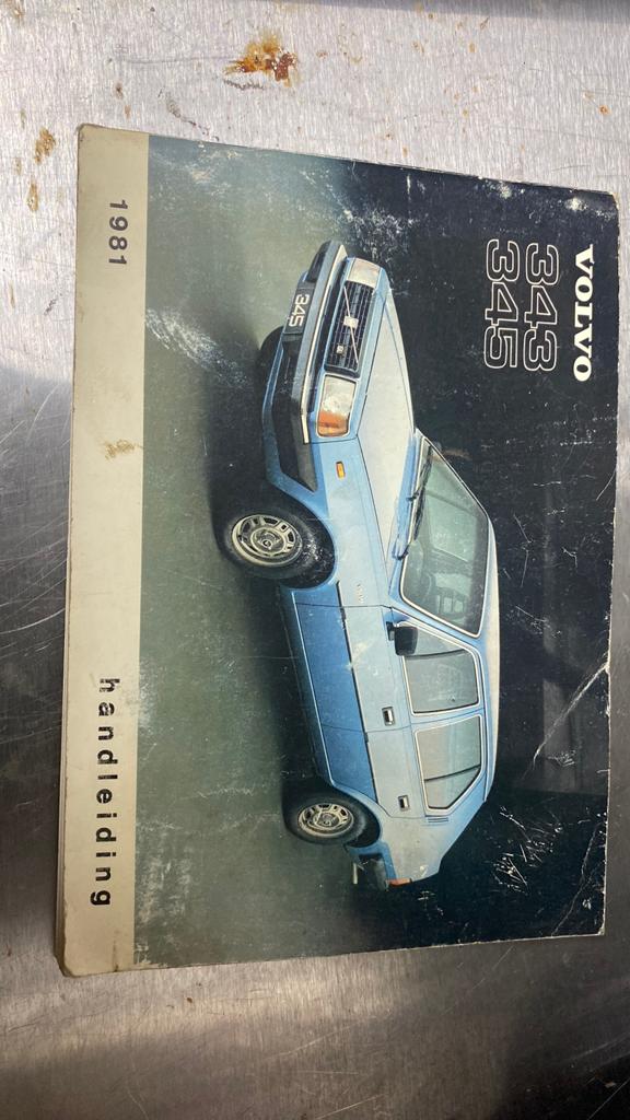 Volvo 343 345 Handleiding 1981, Ophalen of Verzenden