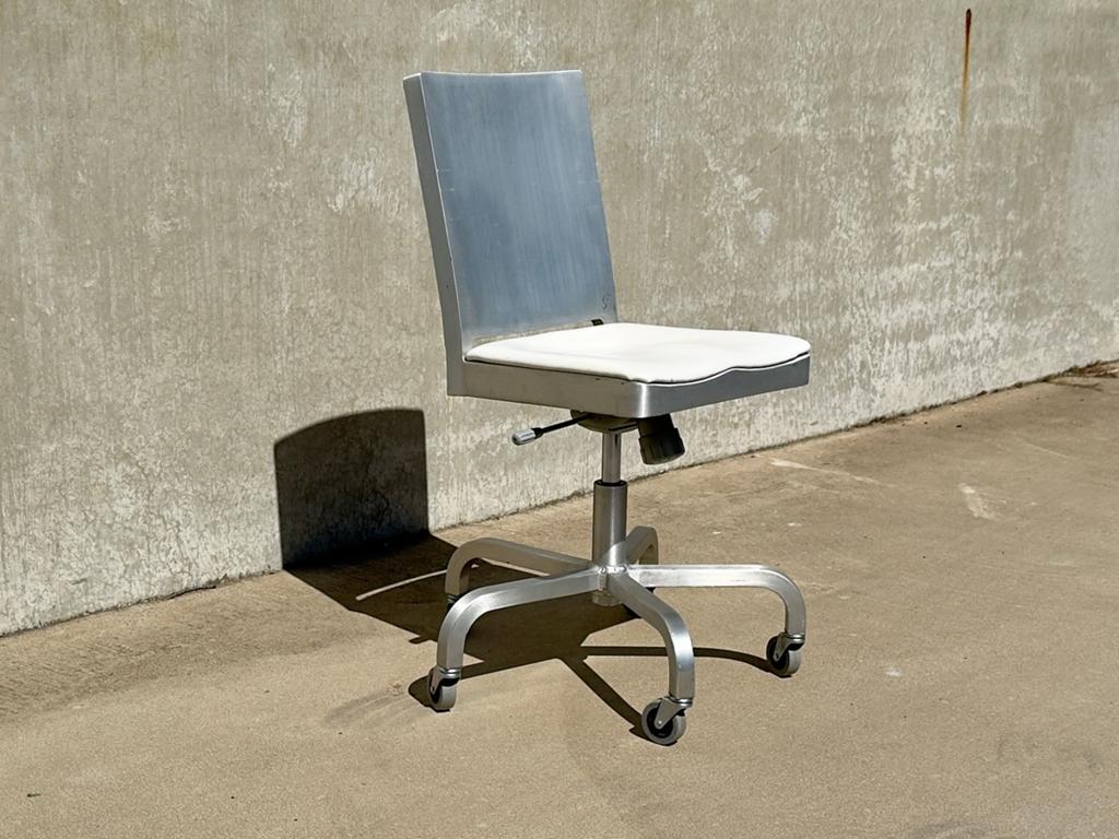 EMECO Hudson bureaustoel design PHILIPPE STARCK aluminium, Gebruikt, Overige kleuren, Ophalen of Verzenden, /