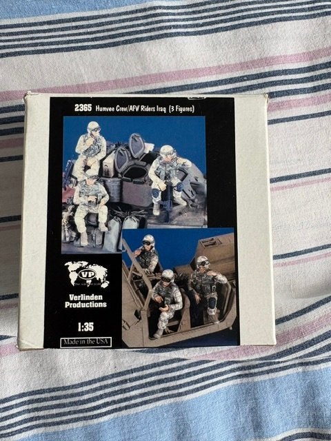 Bouwdoos 1:35 Verlinden 2365 Humvee crew/AFV riders (5 fig), Hobby en Vrije tijd, Ophalen of Verzenden, Nieuw, 1:35 tot 1:50, Figuur of Figuren