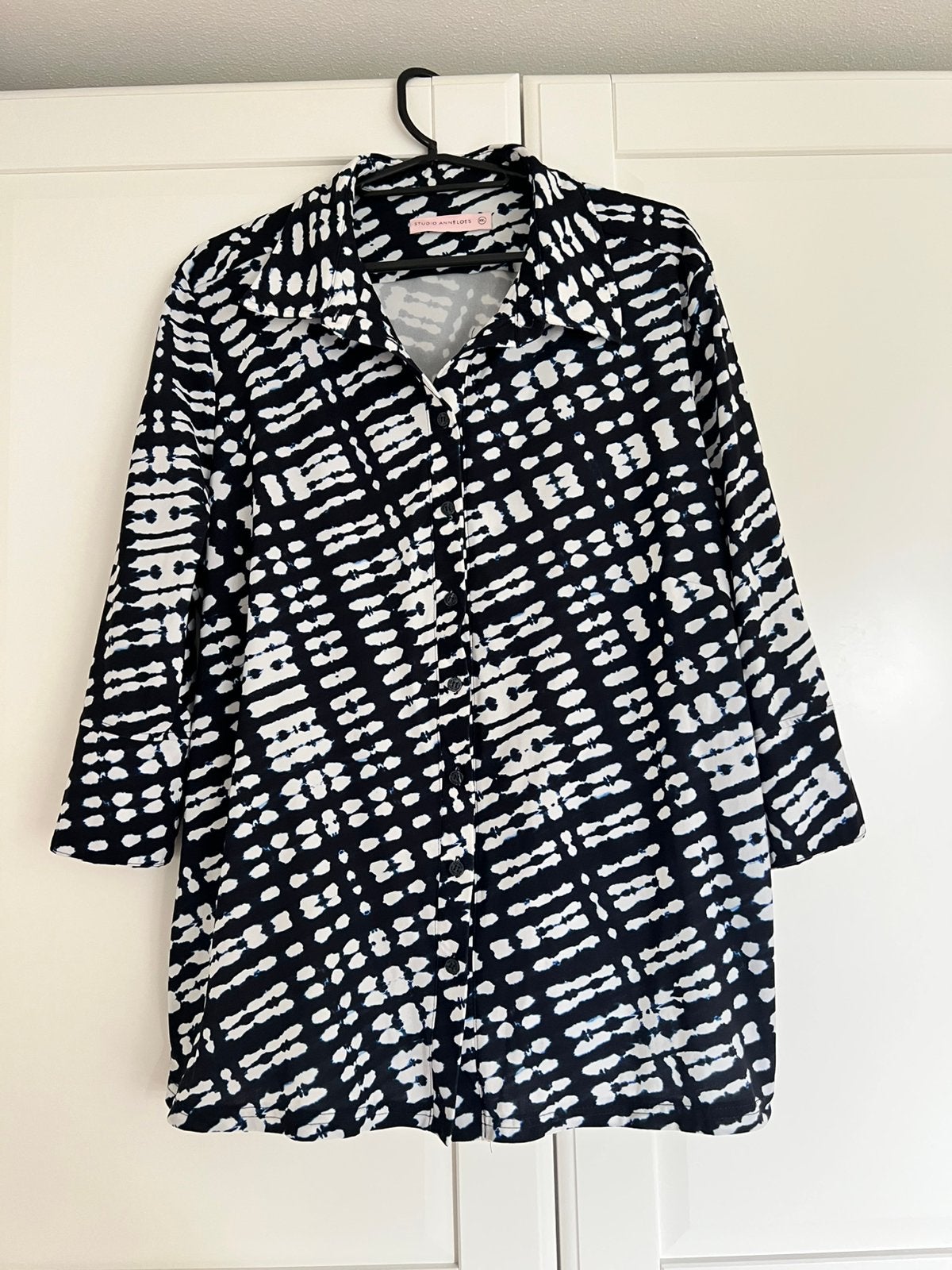 Studio anneloes poppy aquarel shirt XXL  donkerblauw, Blauw, Maat 46/48 (XL) of groter, Ophalen of Verzenden, Zo goed als nieuw