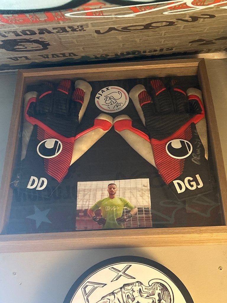 Wedstrijd gedragen keepershandschoenen van diant ramaj(Ajax), Verzenden, Nieuw, Ajax, Shirt