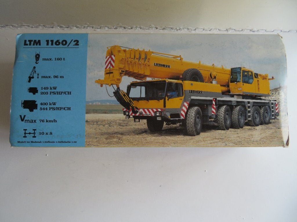Nieuw: Conrad Liebherr LTM 1160/2. Telescopische Kraan 1:50, Hobby en Vrije tijd, Modelauto's | 1:50, Ophalen of Verzenden, Nieuw