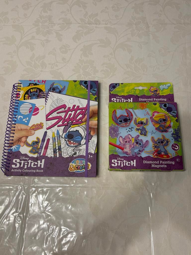 Disney Stitch Knutselset: Kleurboek & Diamond Painting, Ophalen of Verzenden, Nieuw