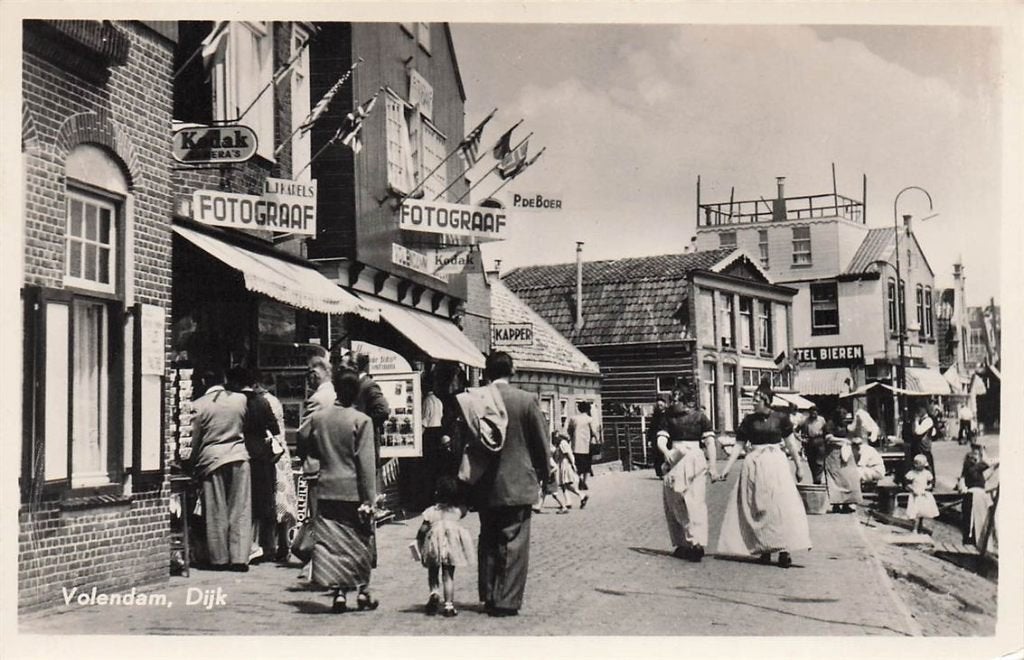 703-052-013 Volendam Dijk, Verzenden, Voor 1920, Noord-Holland