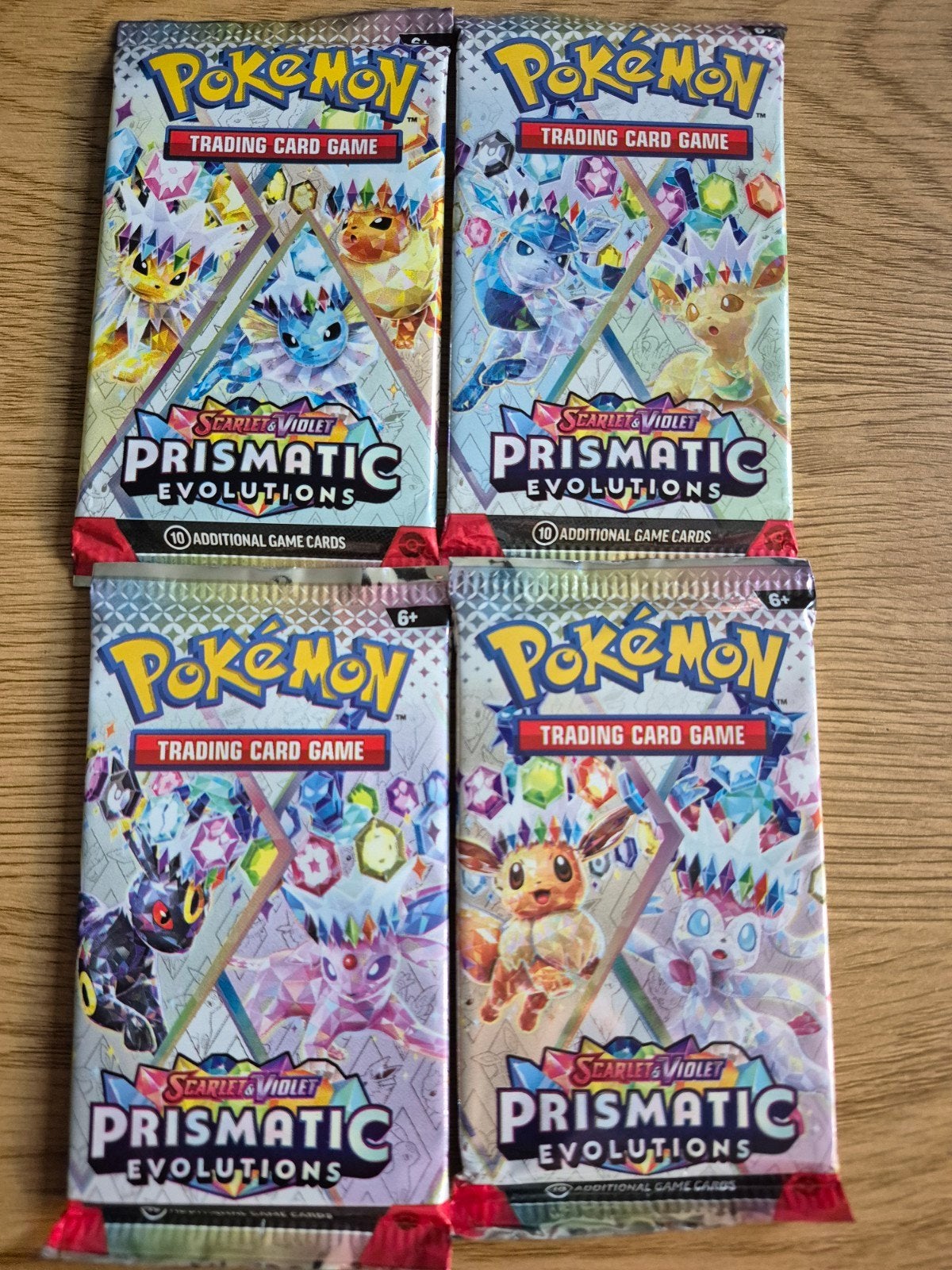 Pokemon Prismatic Evolutions Booster Packs - Eeveelutions, Ophalen of Verzenden, Nieuw, Booster, Foil