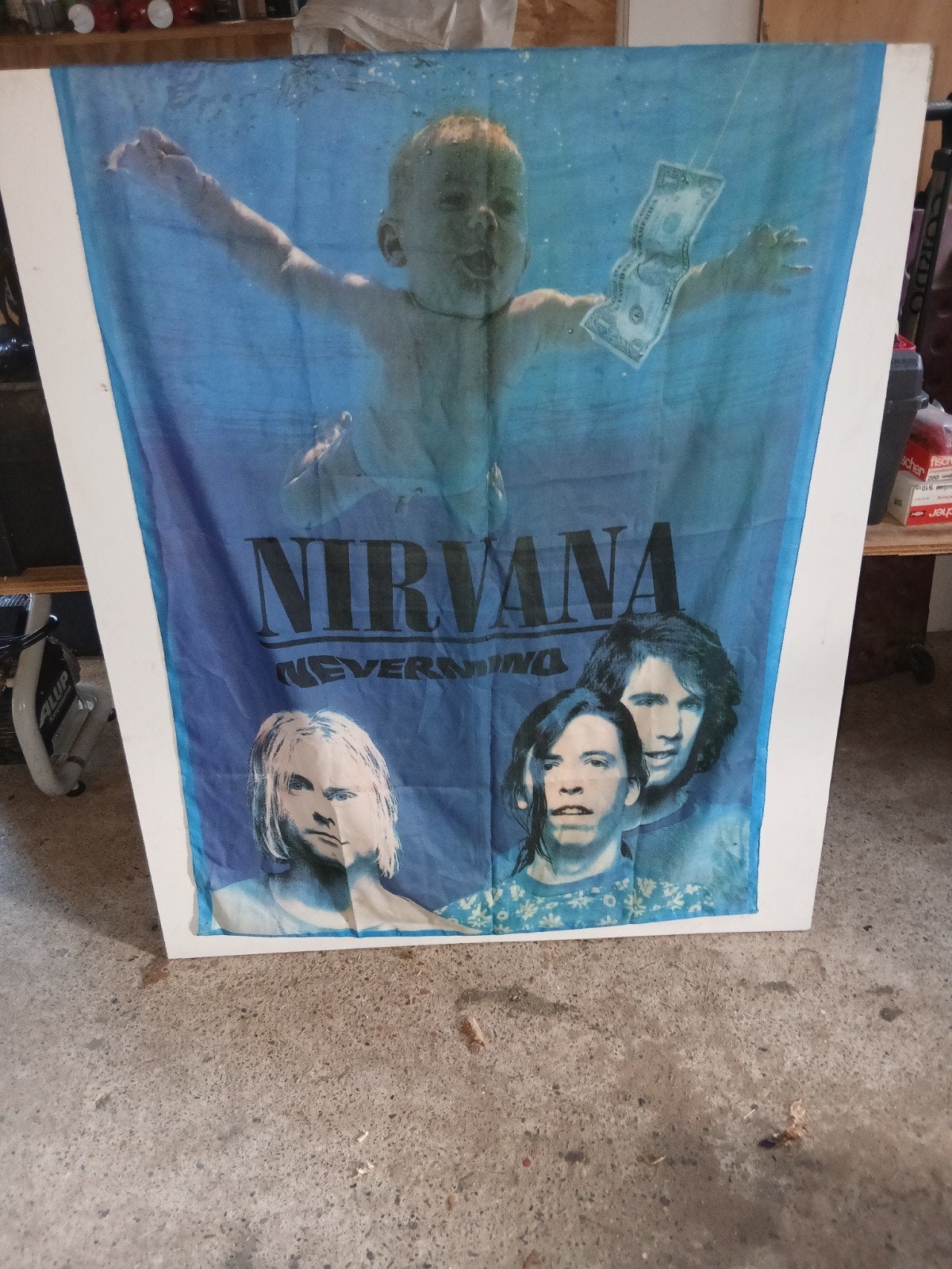 Nirvana vlag, Ophalen, Gebruikt, Schilderij