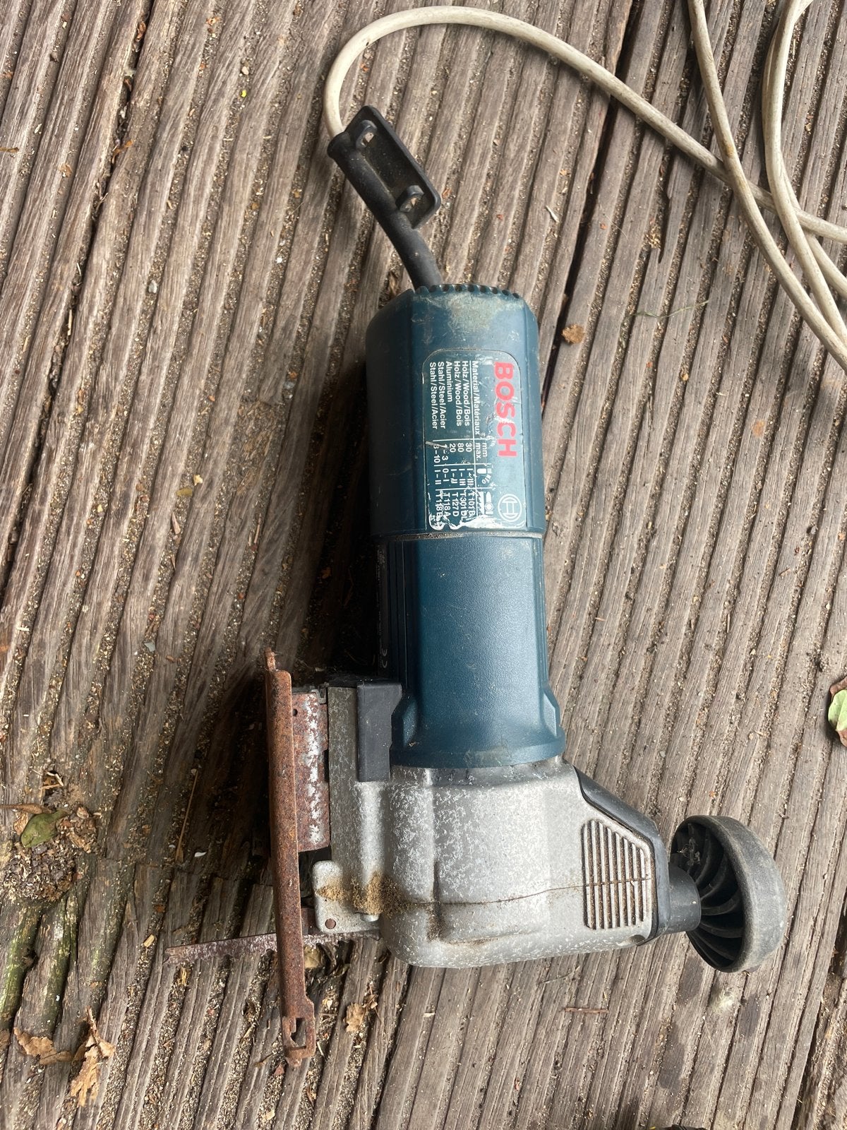 Bosch GST 80 PE Decoupeerzaag - Gebruikt, Doe-het-zelf en Verbouw, Gereedschap | Zaagmachines, Gebruikt, Ophalen of Verzenden