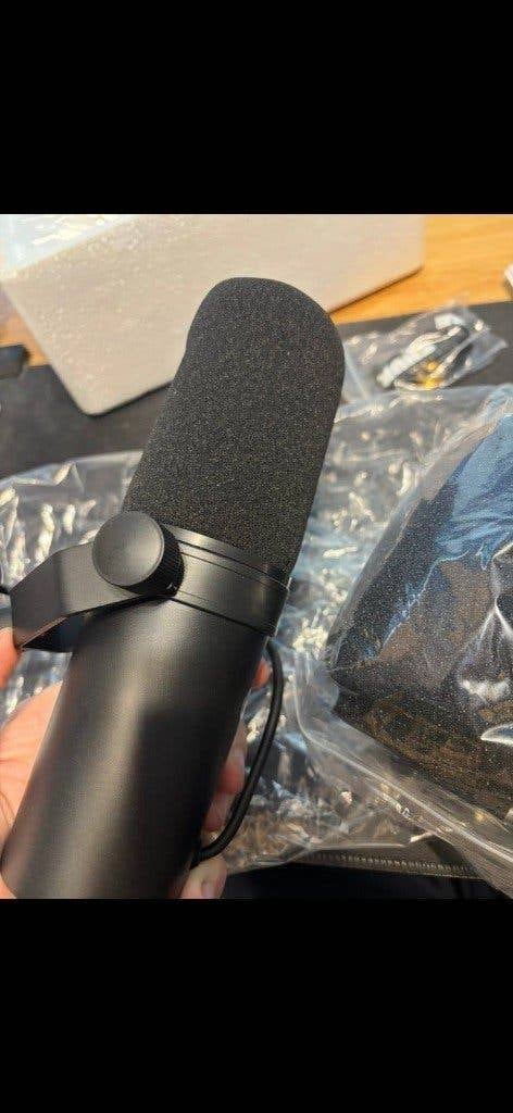 Shure SM7B microfoon gebruikt, maar als nieuw, Muziek en Instrumenten, Ophalen of Verzenden, Zo goed als nieuw, Studiomicrofoon