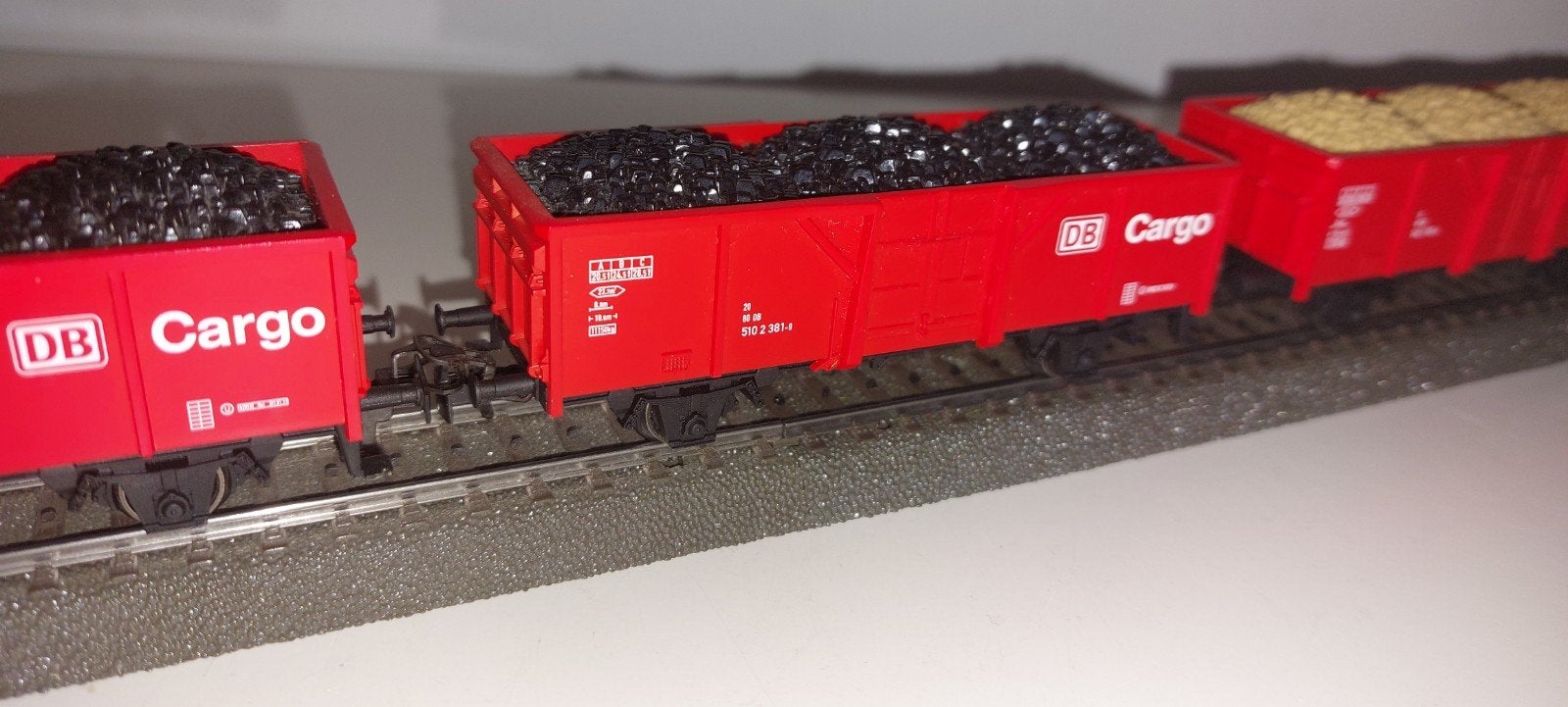 3 mooie Märklin " Cargo " Hogeboord wagons, Wisselstroom, Wagon, Ophalen of Verzenden, Zo goed als nieuw