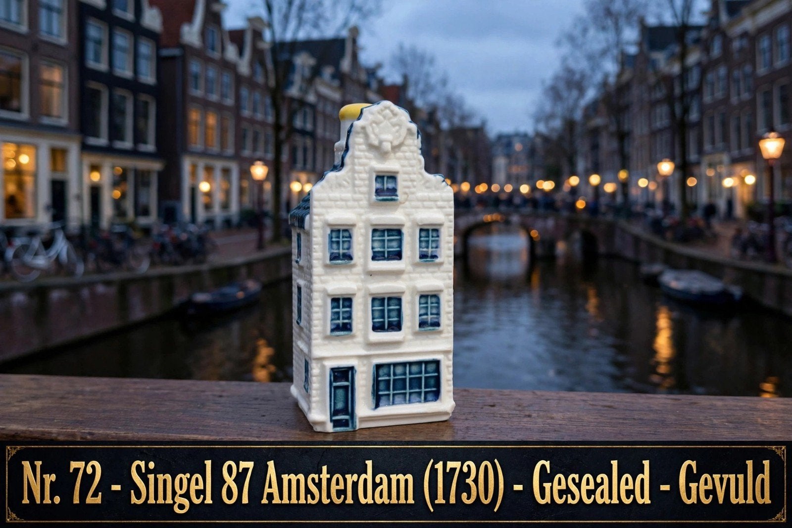 KLM huisje 72 met originele seal gevuld, Ophalen of Verzenden, Zo goed als nieuw, 61 t/m 80, Gevuld
