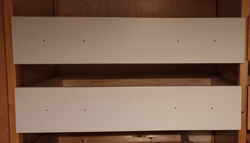 Lundia lade 100x60x20 wit gelakt in zeer nette staat push, Ophalen, Zo goed als nieuw