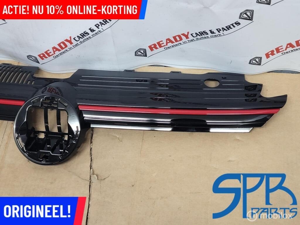 Grille VW Golf 8 VIII GTI LOGO 5H0853651AE GRILL ZONDER LED, Volkswagen, Nieuw, Ophalen of Verzenden, Volkswagen