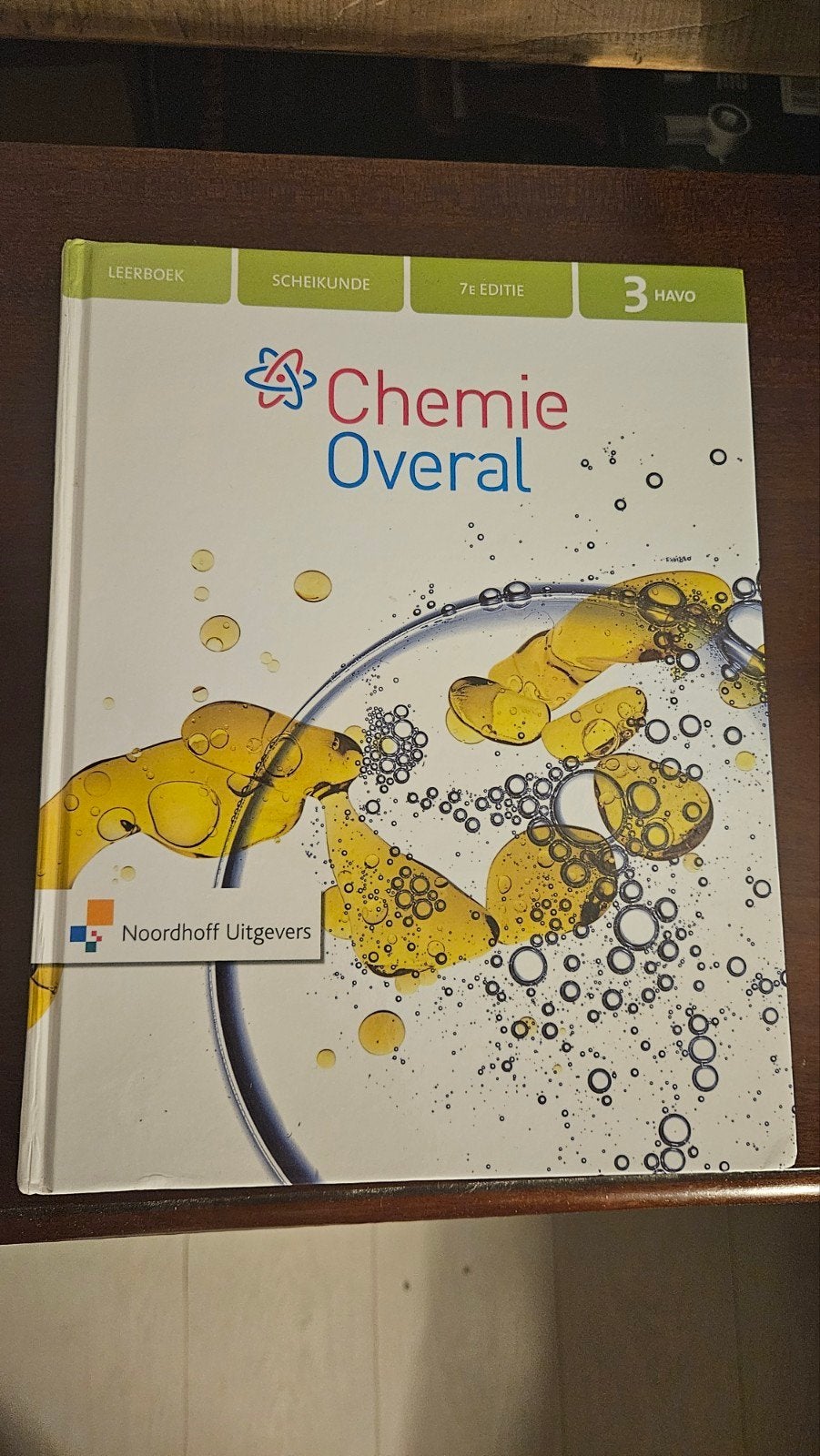 Chemie Overal 3 HAVO Leerboek 7e editie hardcover, Ophalen of Verzenden, Zo goed als nieuw, HAVO, Scheikunde