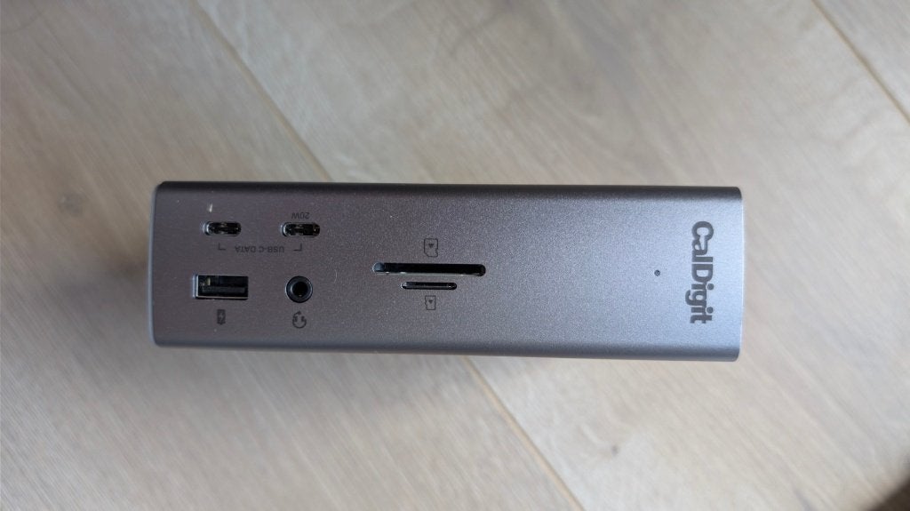 CalDigit TS4 Thunderbolt 4 Dock zonder 230W adapter, Computers en Software, Dockingstations, Gebruikt, Docking station, Laptop