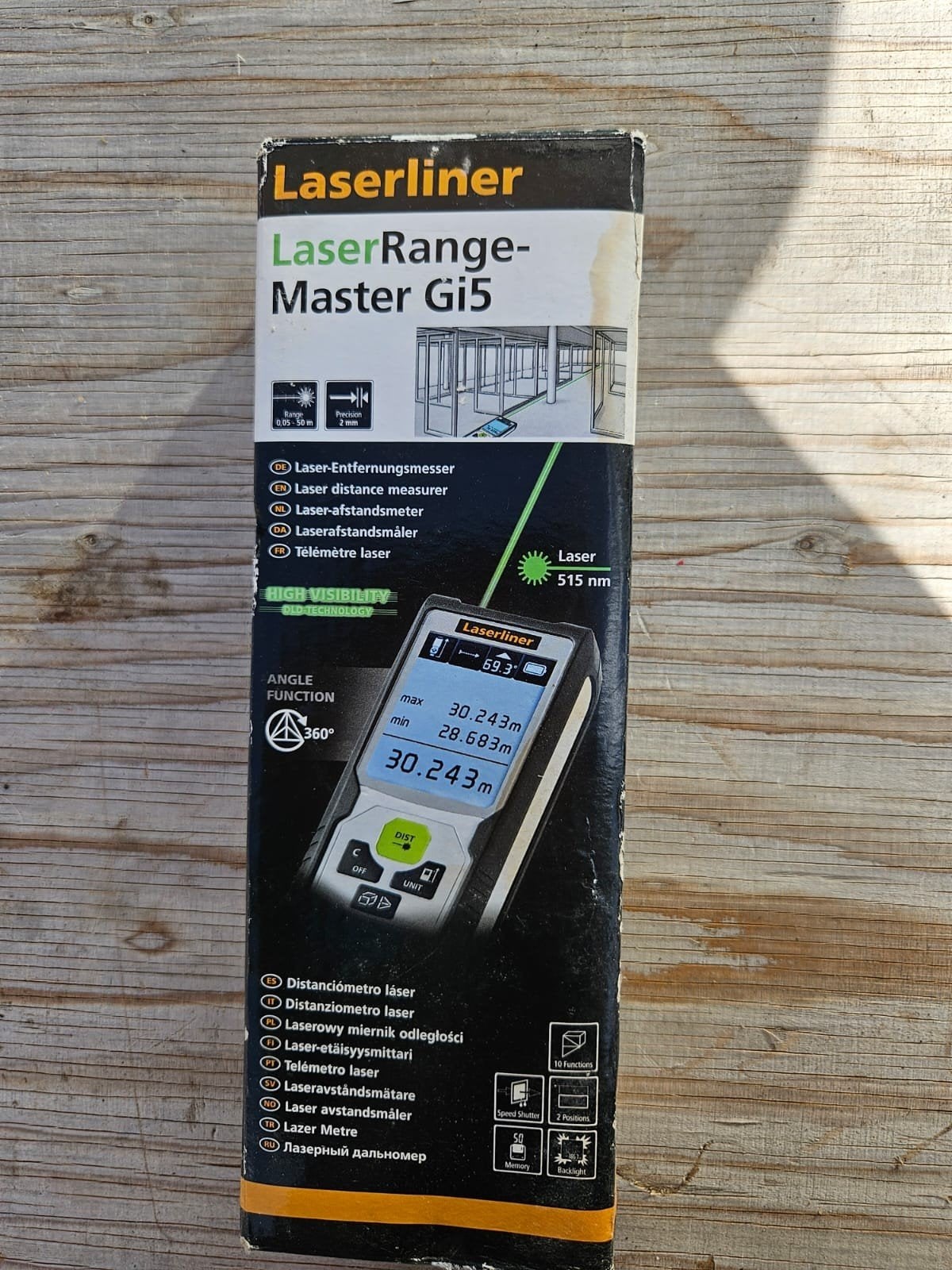 Laserliner LaserRange-Master Gi5 Afstandsmeter Nieuw, Ophalen of Verzenden, Nieuw