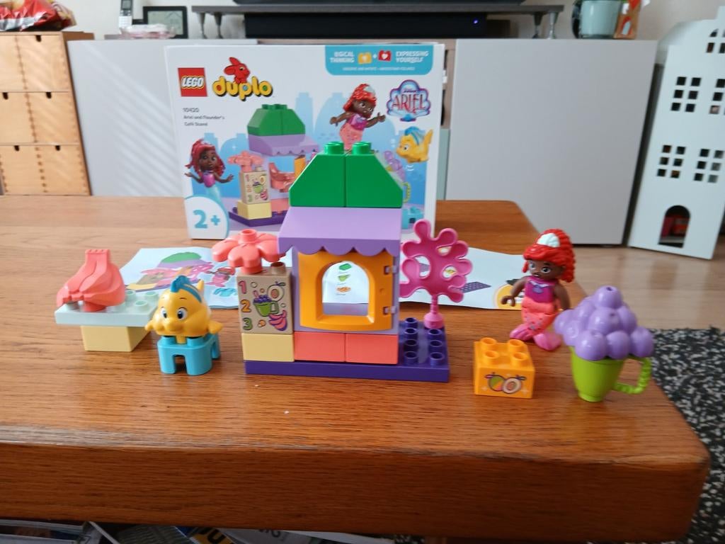 Ariel  en botje kraam duplo 10420 als nieuw compleet, Ophalen of Verzenden, Zo goed als nieuw, Complete set, Duplo