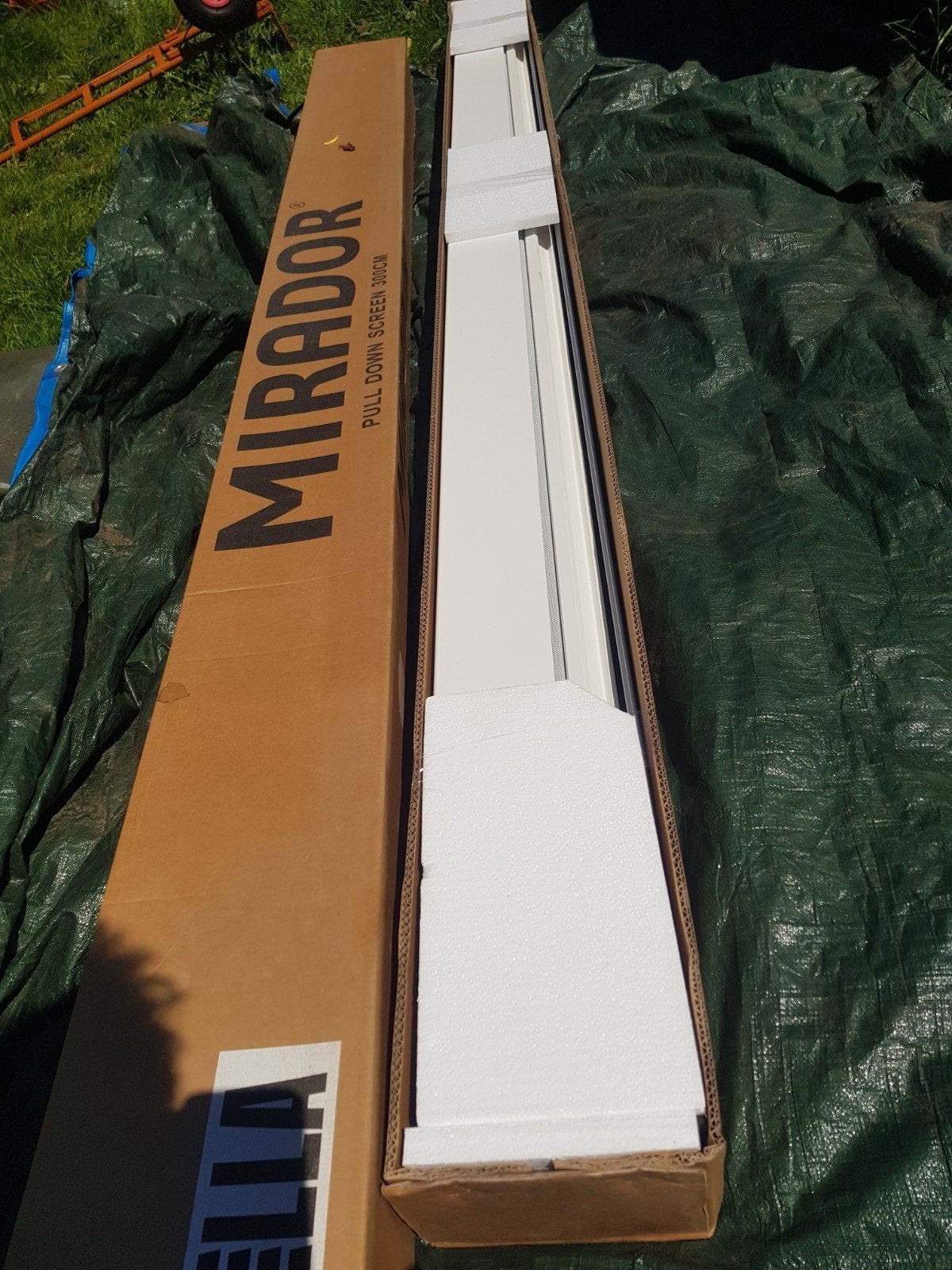 Screen zonwering, Tuin en Terras, Ophalen of Verzenden, Minder dan 180 cm, Palen