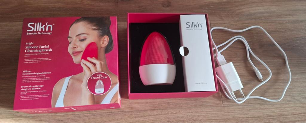 Silk'n Bright Gezichtsreiniger - Siliconen Borstel, Ophalen, Zo goed als nieuw, Gehele gezicht, Verzorging