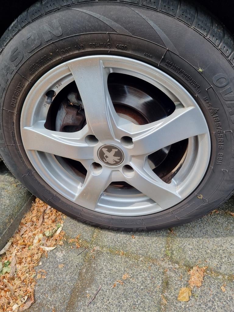 RUILEN  VELGEN + BANDEN 4x108, Auto-onderdelen, Ophalen of Verzenden, Peugeot