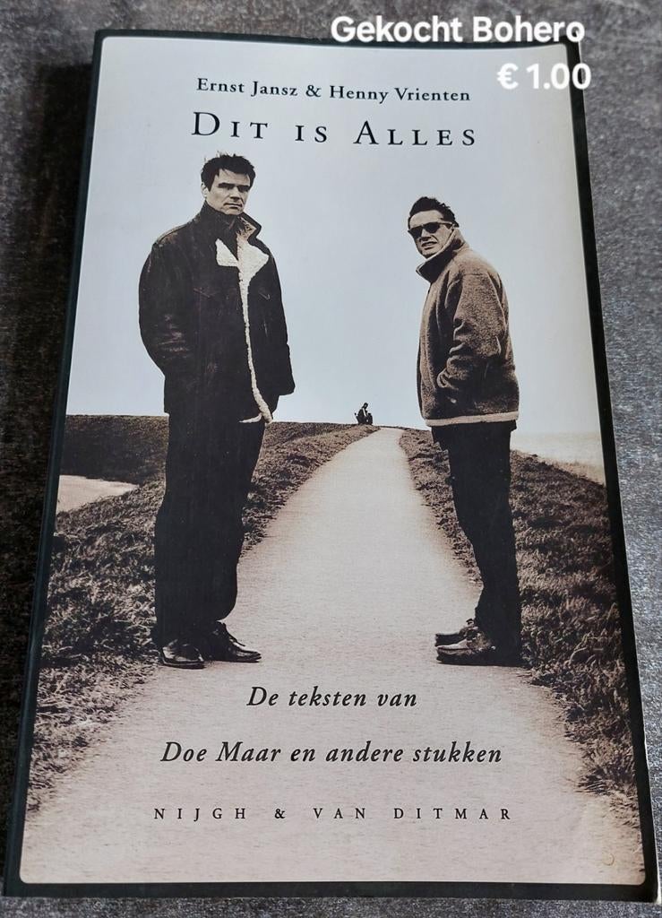 Dit is alles- Ernst Jansz en Henny Vrienten ( Doe Maar), Verzamelen, Muziek, Artiesten en Beroemdheden, Ophalen of Verzenden, Boek, Tijdschrift of Artikel