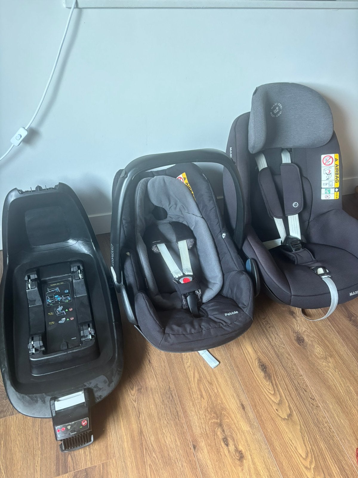 Maxi cosi set, Ophalen, Autogordel, 9 t/m 18 kg, Zo goed als nieuw