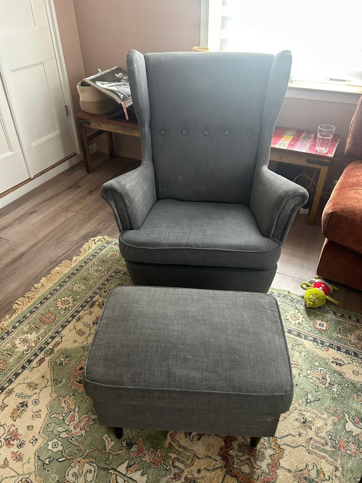 Strandmon stoel ikea, Ophalen of Verzenden, Gebruikt, 75 tot 100 cm, 50 tot 75 cm