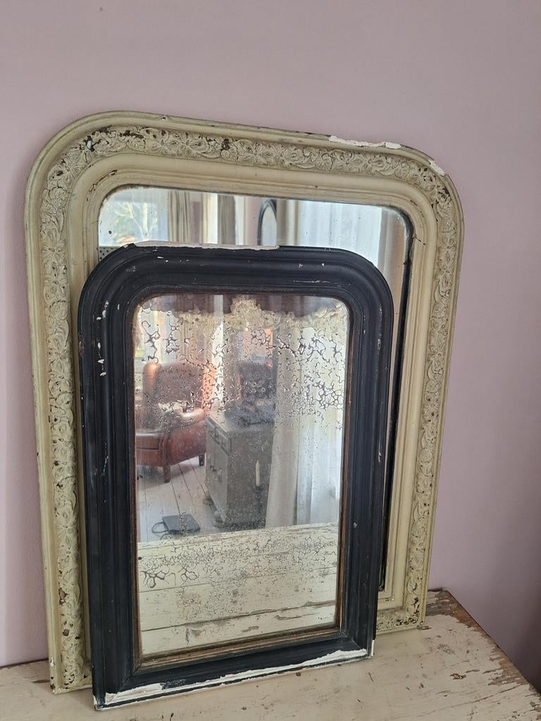 Prachtige brocante spiegels, Ophalen, Overige vormen, Minder dan 50 cm