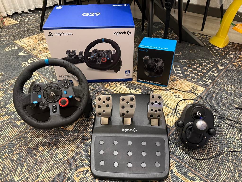 G29 Logitech Gaming Stuurwiel (inclusief schakelaar), Ophalen of Verzenden, Zo goed als nieuw