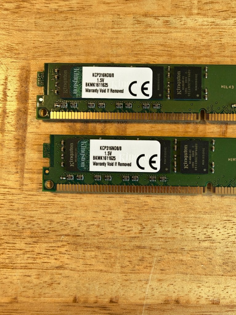 Kingston 16GB DDR3 1600MHz DIMM Set (2x8GB), Computers en Software, Kingston, Refurbished, DDR3, Ophalen of Verzenden