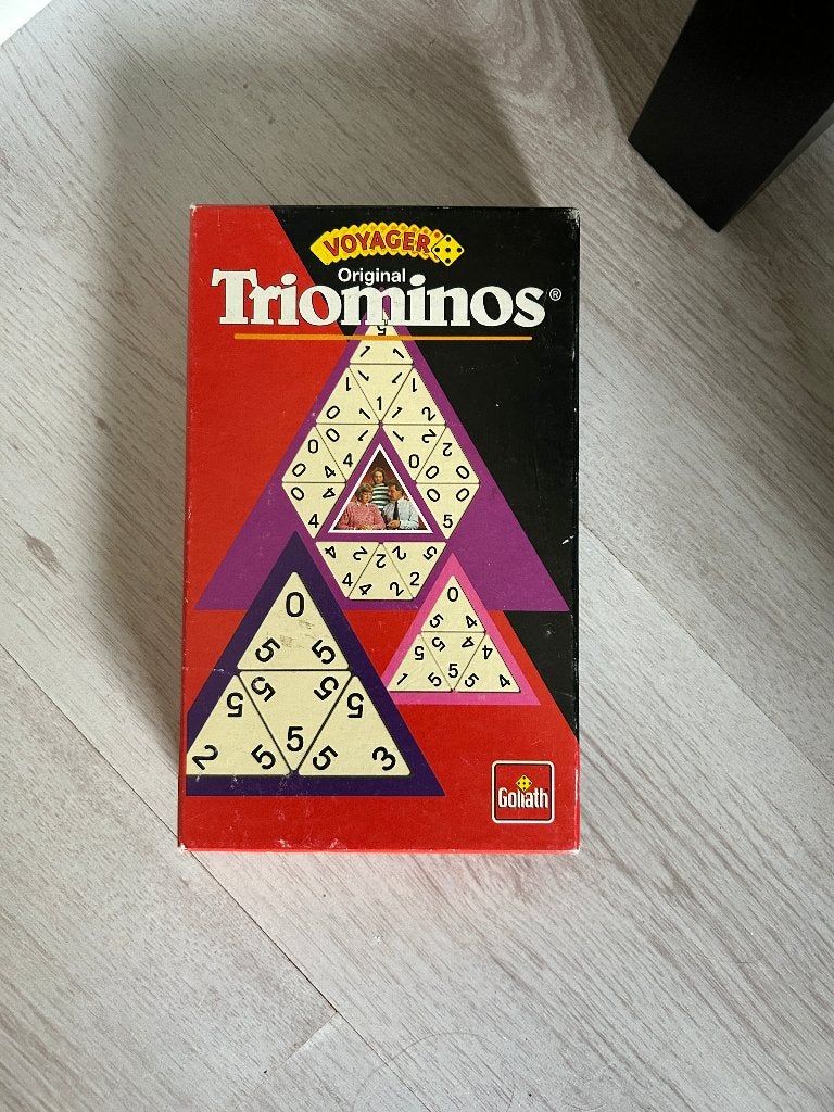 triominos, Hobby en Vrije tijd, Gezelschapsspellen | Overige, Ophalen of Verzenden, Gebruikt