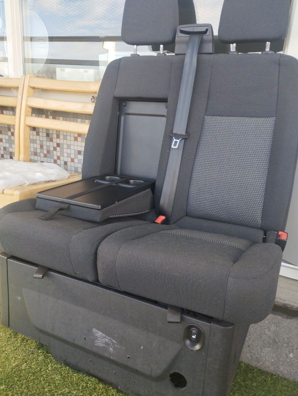 bank 2 zitten plaats met gordel Ford Transit Custom, Ophalen of Verzenden, Gebruikt, Universele onderdelen